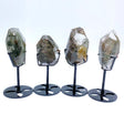 4 Pieces Garden Quartz Free Form With Stand - Wholesale Crystals