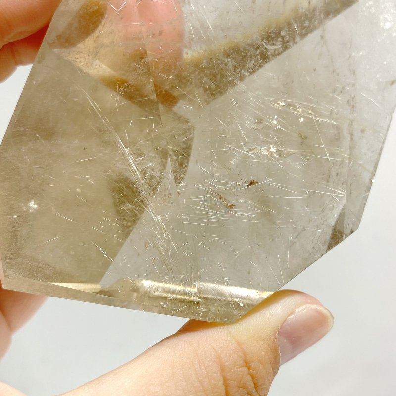 4 Pieces Golden Rutile Quartz Free Form With Stand -Wholesale Crystals