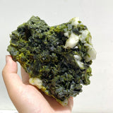 4 Pieces Large Raw Epidote Stone Specimen -Wholesale Crystals