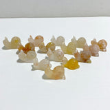 4 Types Mini Snail Carving Crystal Wholesale Howlite & Chevron Amethyst Sakura Agate -Wholesale Crystals