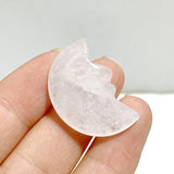 4 Types Moon Face Stone Clear Quartz Green Aventurine Carving Wholesale -Wholesale Crystals
