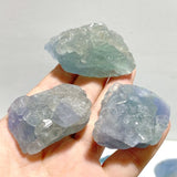 40 Pieces Blue Fluorite Mixed Calcite Raw Stone Specimen For Collection - Wholesale Crystals