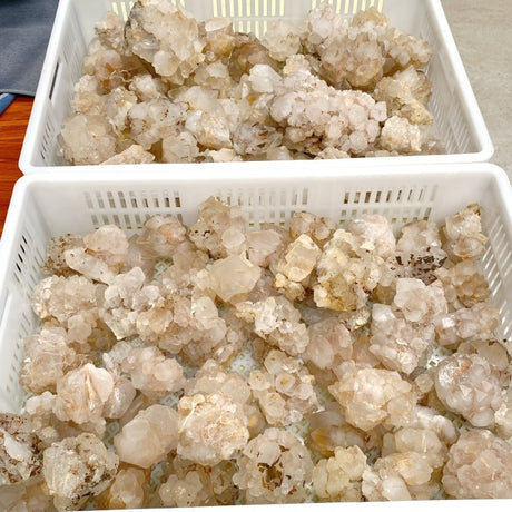 40KG Clear Quartz Pineapple Quartz Cluster (Sea Freight Only) -Wholesale Crystals