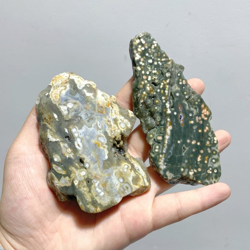41 Pieces Beautiful 8th Vein Ocean Jasper Slab - Wholesale Crystals