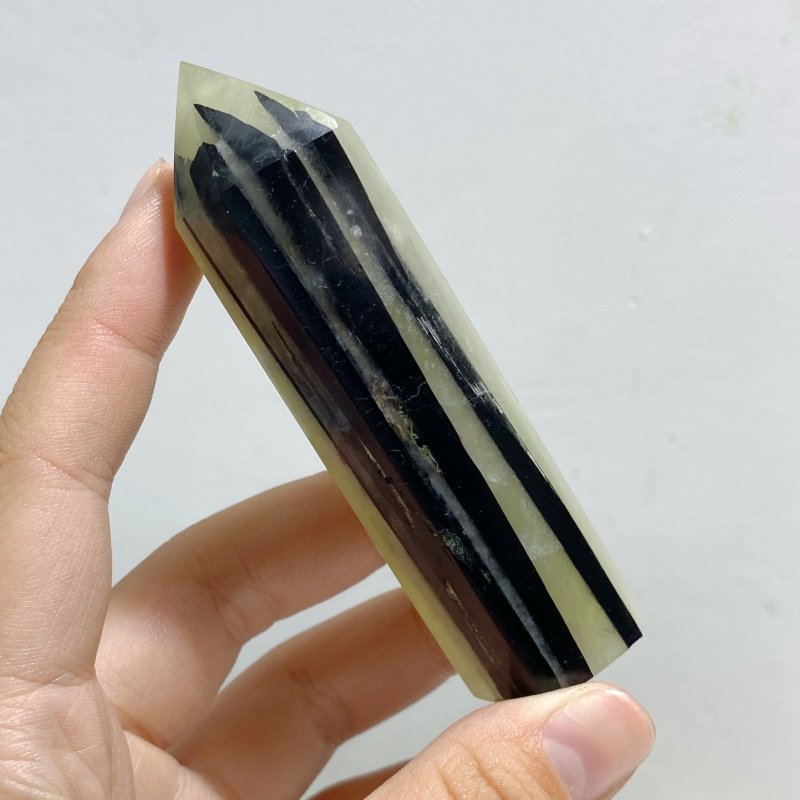 45 Pieces Heat Treatment Citrine Mixed Black Tourmaline Tower Point -Wholesale Crystals