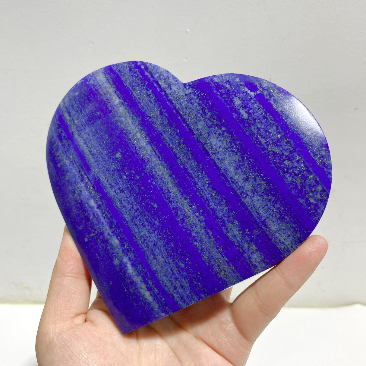 6 Pieces Large Lapis Lazuli Heart