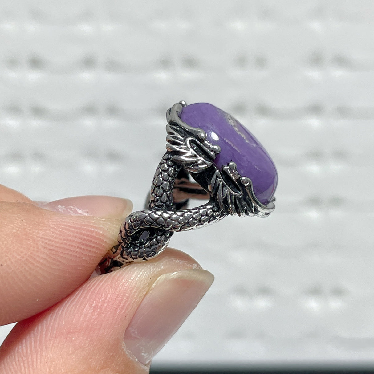 40 Pieces Charoite Different Styles Ring #6