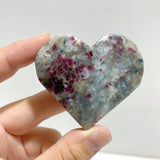 Pink & Blue Tourmaline Heart Wholesale