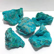5 Pieces Chrysocolla Mixed Malachite Raw Stone Specimen - Wholesale Crystals