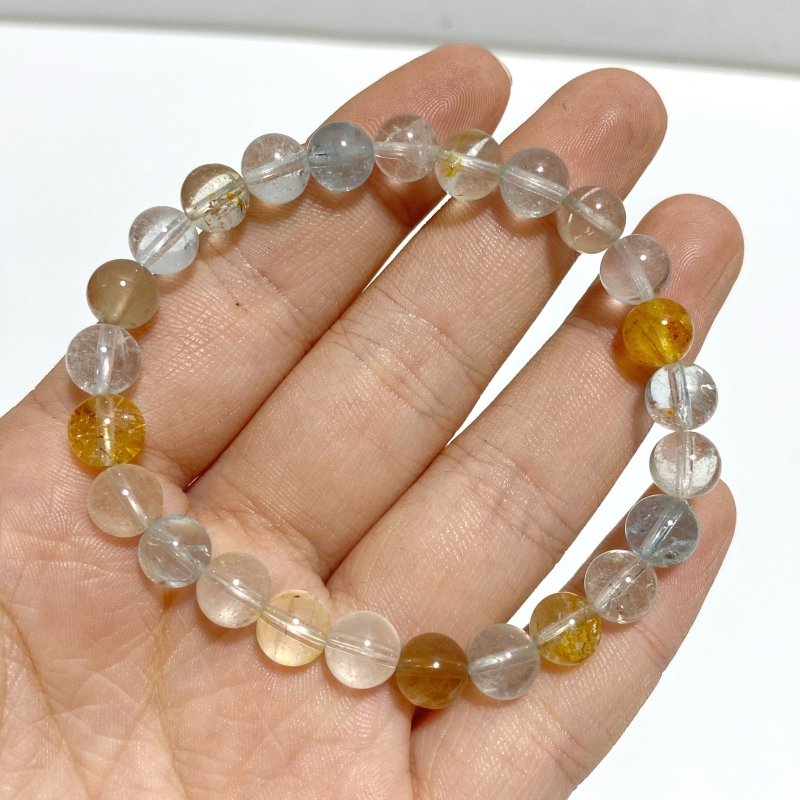 5 Pieces Colorful Topaz Bracelets - Wholesale Crystals