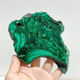5 Pieces Large Beautiful Malachite Slab - Wholesale Crystals