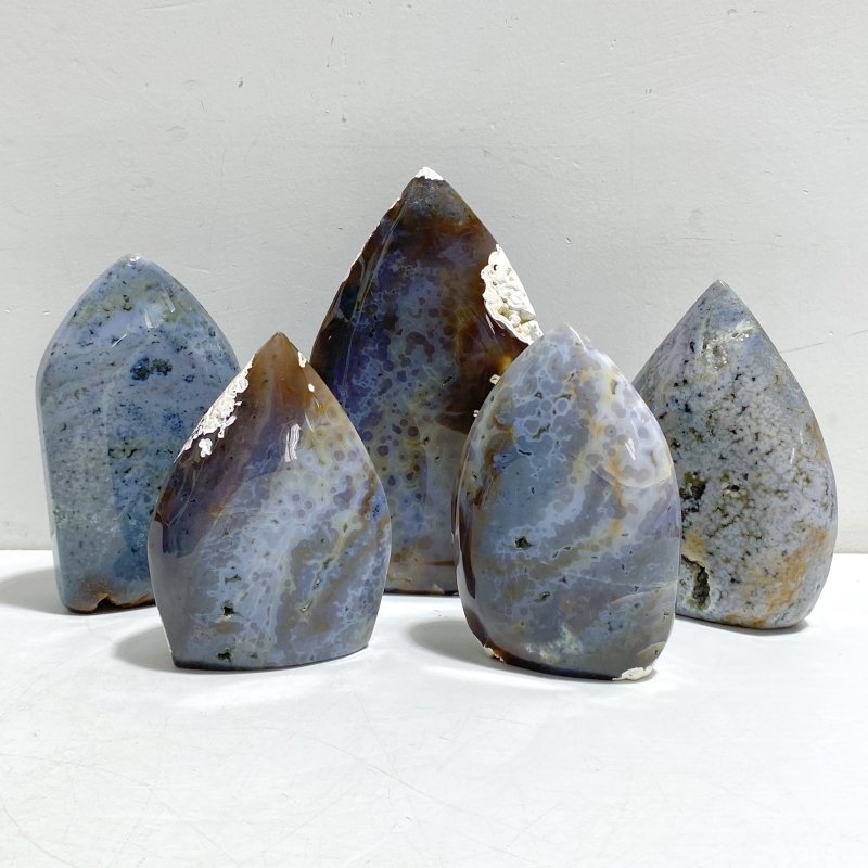 5 Pieces Ocean Jasper Arrow Head Shape Home Decor - Wholesale Crystals