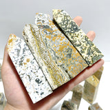 27 Pieces Beautiful Vein Ocean Jasper Four-sided Tower Points