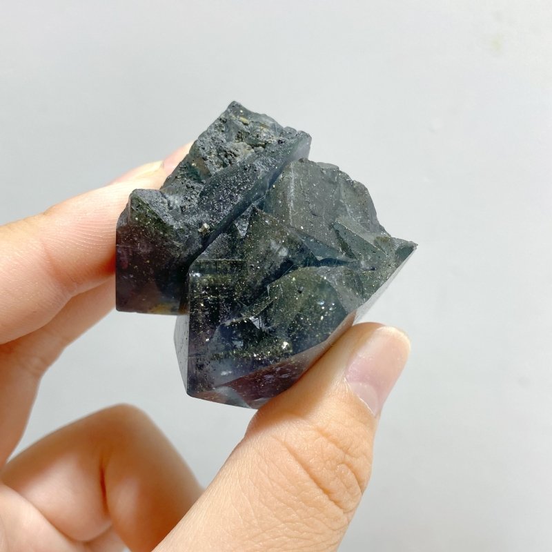 51 Pieces Fluorite Mixed Pyrite Raw Side Tower -Wholesale Crystals