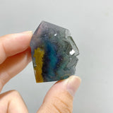 51 Pieces Fluorite Mixed Pyrite Raw Side Tower -Wholesale Crystals