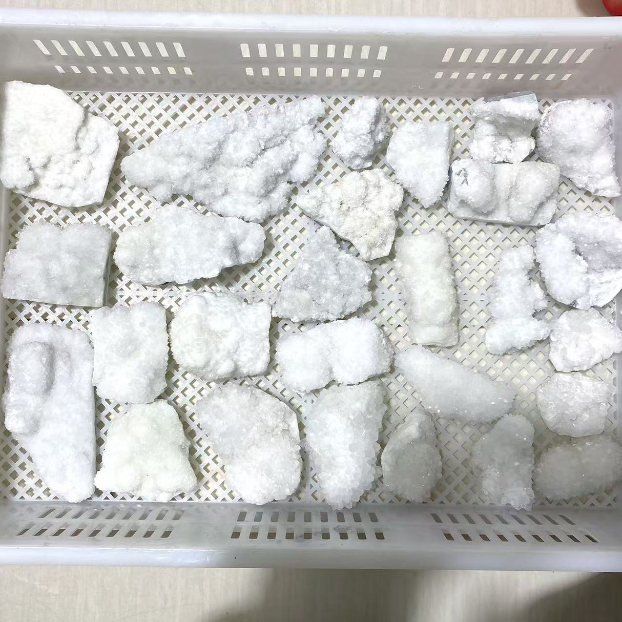 27 Pieces Raw Clear Quartz Cluster Specimen