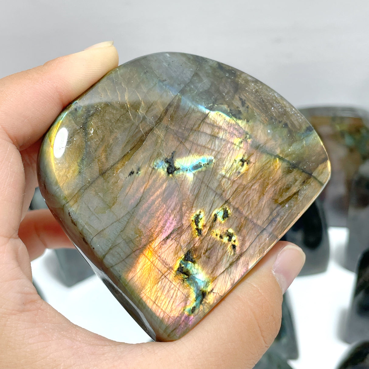 22 Pieces Beautiful High Quality Polished Labradorite Free Form