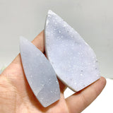 21 Pieces Blue Chalcedony Arrow Head Shape
