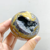 11 Pieces Beautiful Geode Druzy 8th Vein Ocean Jasper Spheres