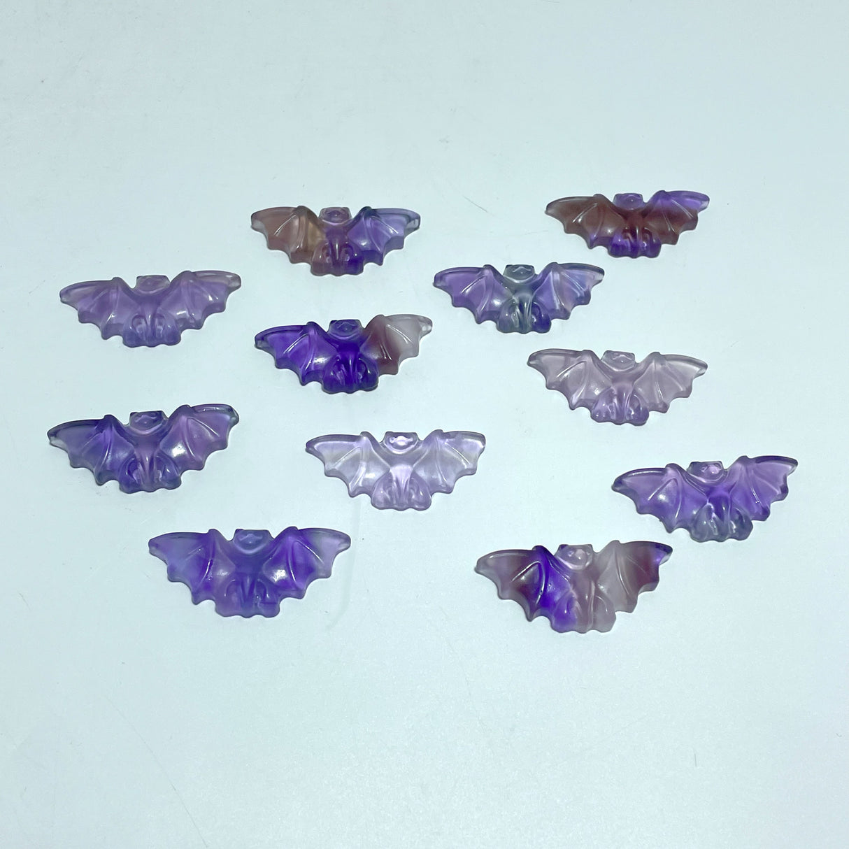 Purple Fluorite Bat Carving Wholesale