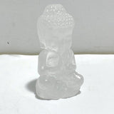 6 Pieces Beautiful Clear Quartz Buddha Carving - Wholesale Crystals