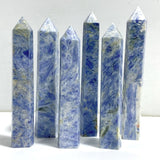 6 Pieces Large Blue Kyanite Point -Wholesale Crystals