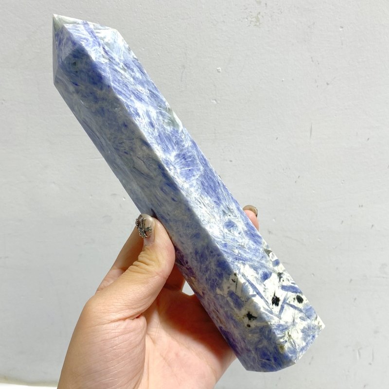6 Pieces Large Blue Kyanite Point -Wholesale Crystals