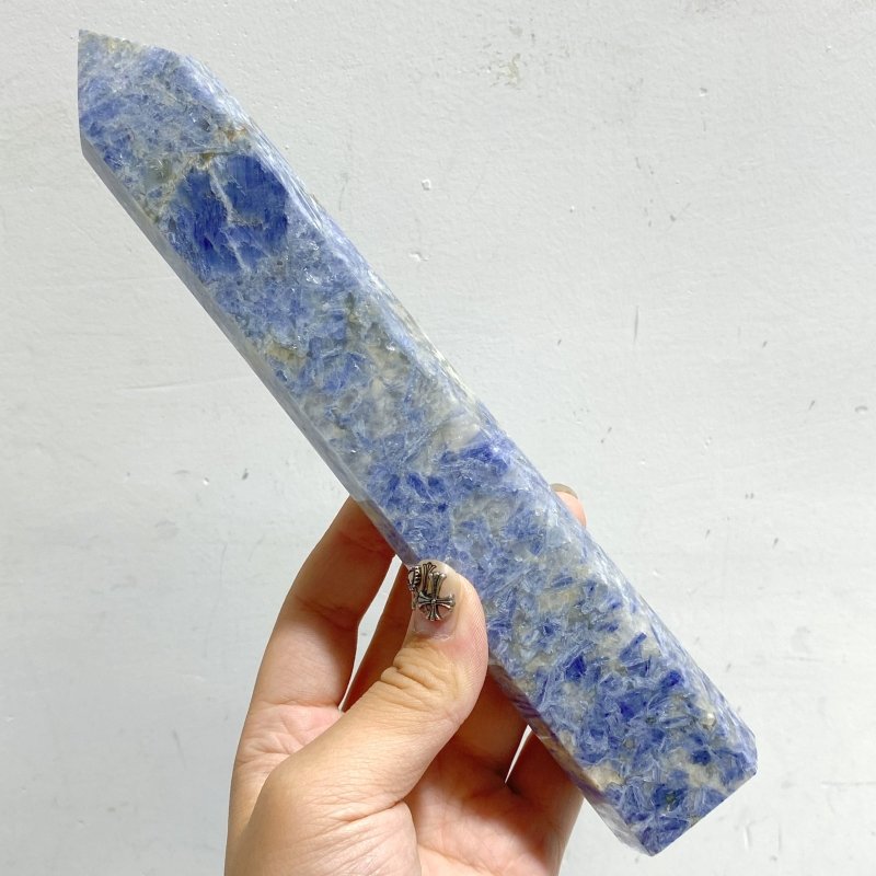 6 Pieces Large Blue Kyanite Point -Wholesale Crystals