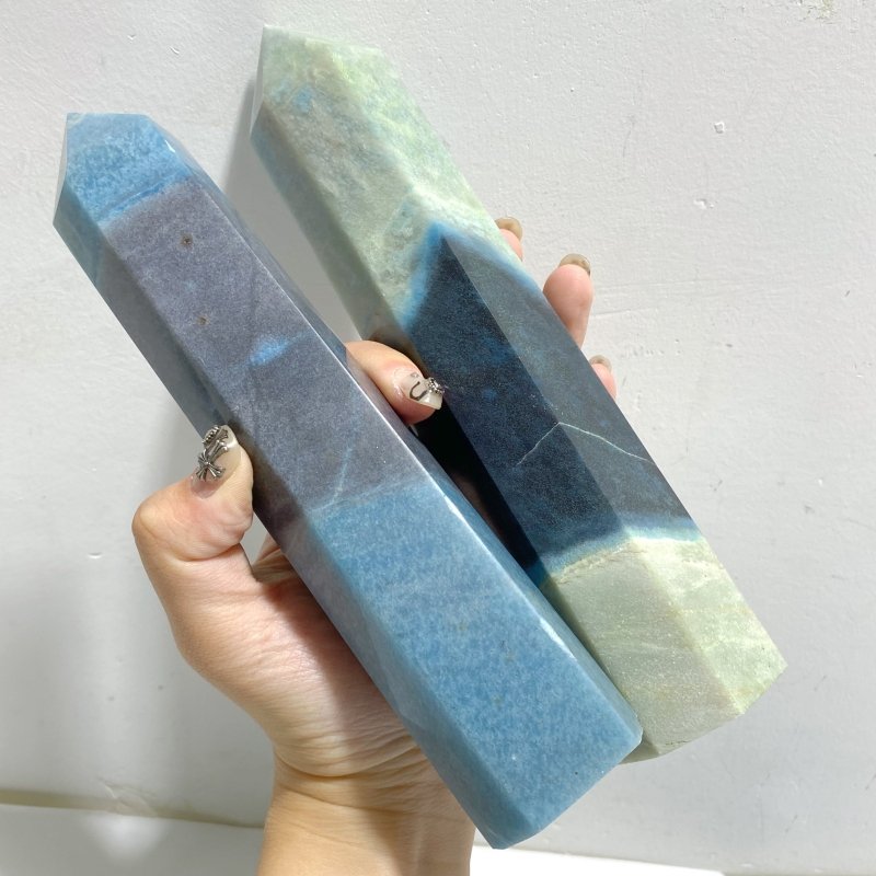 6 Pieces Large Trolleite Stone Point -Wholesale Crystals