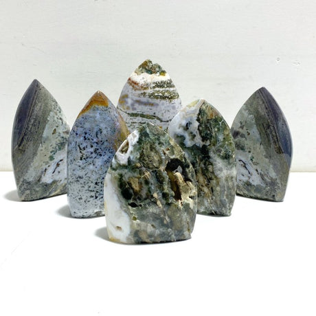 6 Pieces Ocean Jasper Arrow Head Shape Home Decor - Wholesale Crystals