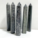 6 Pieces Tall Snowflake Stone Point -Wholesale Crystals
