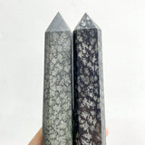 6 Pieces Tall Snowflake Stone Point -Wholesale Crystals
