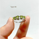 6 Types Peridot Cut Faceted Ring Wholesale - Wholesale Crystals