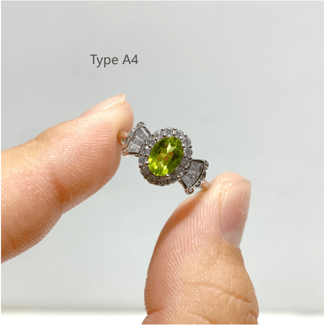 6 Types Peridot Cut Faceted Ring Wholesale - Wholesale Crystals