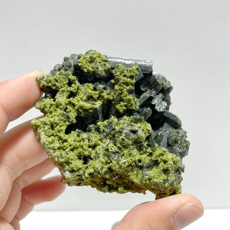 15 Pieces Raw Green Tourmaline Specimen For Collection