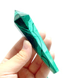 8 Pieces Malachite Magic Scepter Wand Points With Stand
