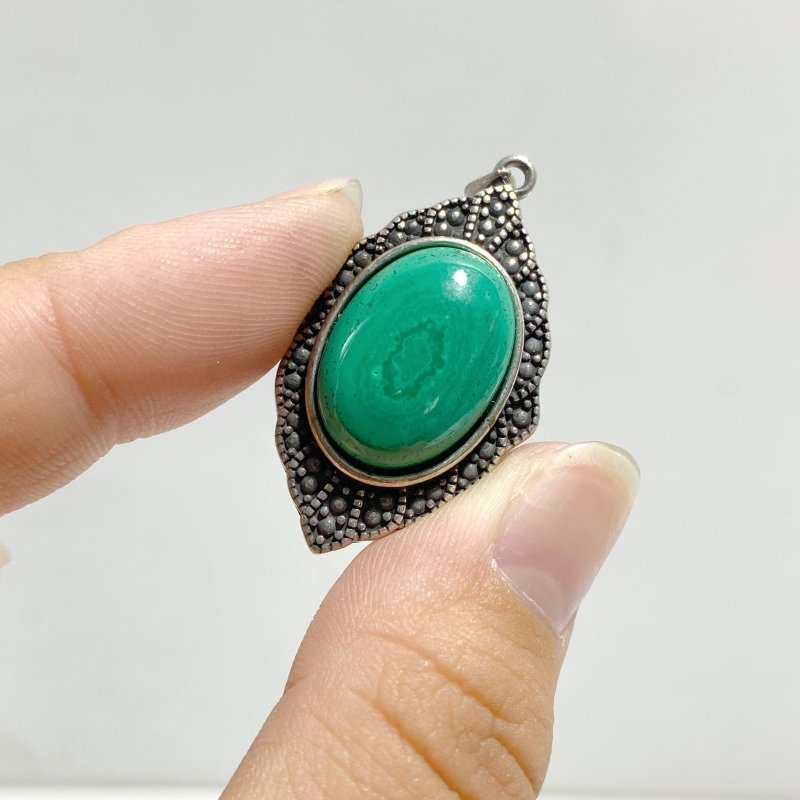 67 Pieces Beautiful Malachite Pendants -Wholesale Crystals