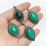 67 Pieces Beautiful Malachite Pendants -Wholesale Crystals