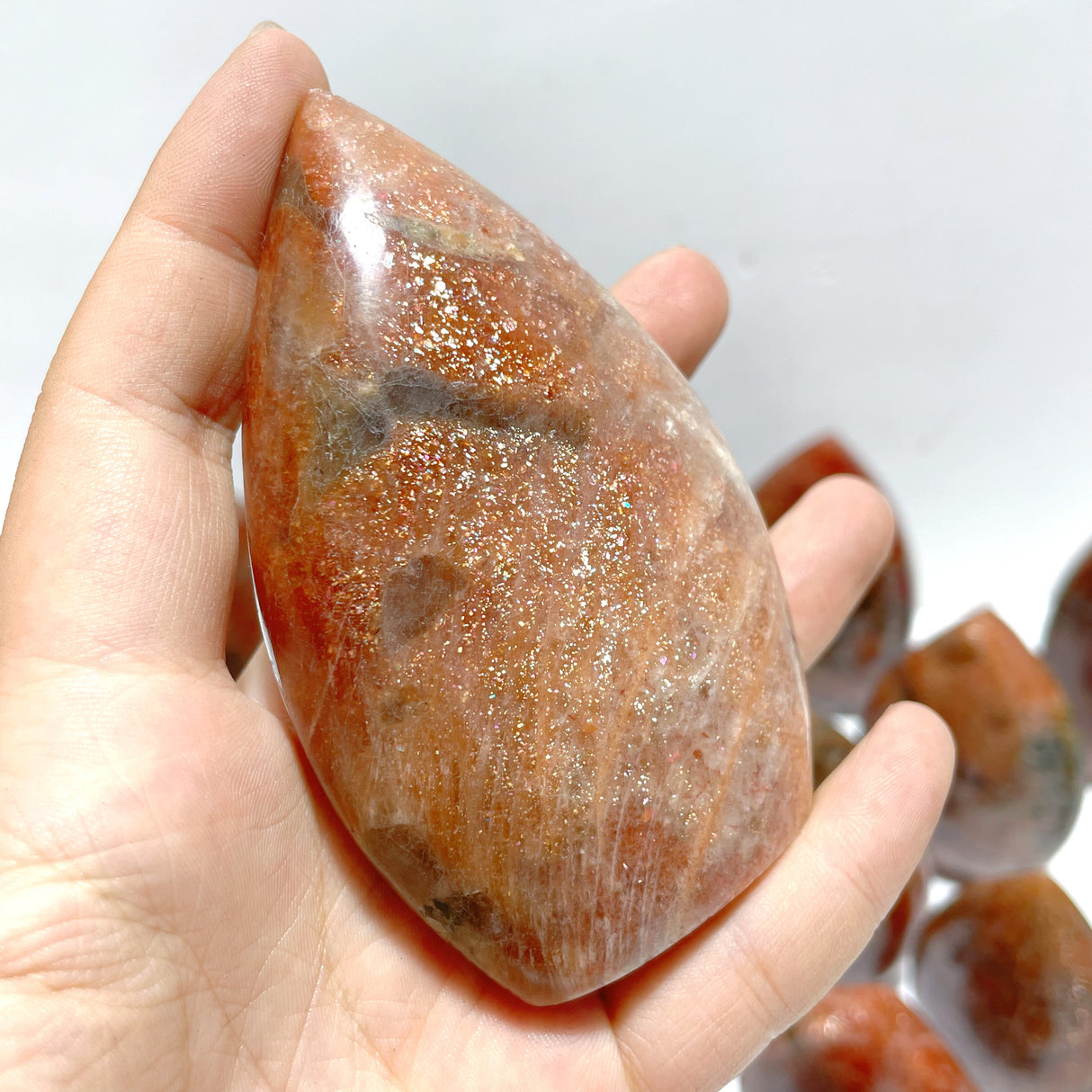 18 Pieces High Quality Sunstone Arrow Head Shape