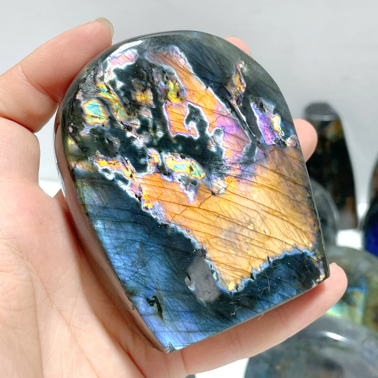 22 Pieces Beautiful High Quality Polished Labradorite Free Form