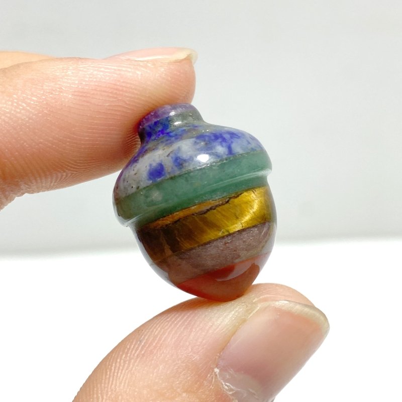 7 Chakra Acorn Carving Wholesale - Wholesale Crystals