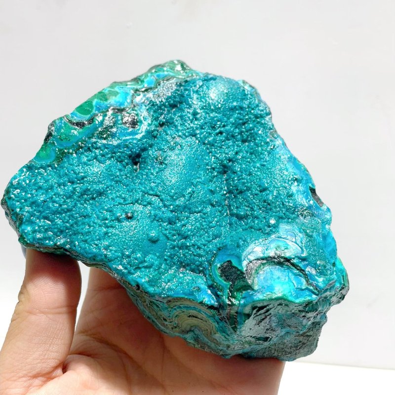 7 Pieces Beautiful Chrysocolla Mixed Malachite Specimen - Wholesale Crystals
