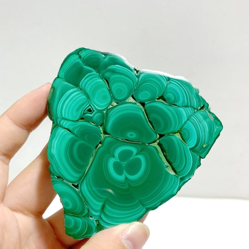 7 Pieces High Quality Beautiful Malachite Slab - Wholesale Crystals