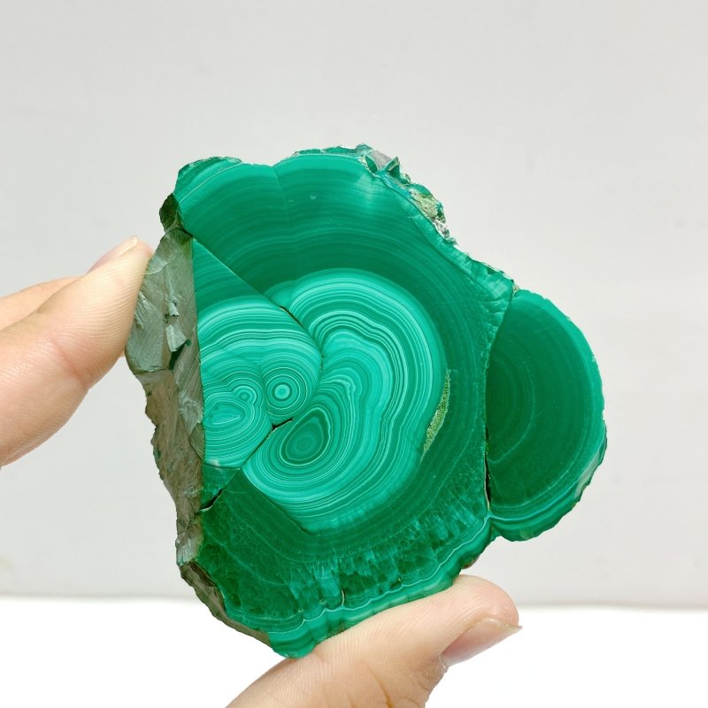 7 Pieces High Quality Beautiful Malachite Slab - Wholesale Crystals