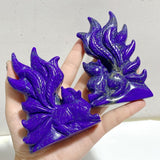 7 Pieces Lapis Lazuli Nine-tailed Fox Carving -Wholesale Crystals