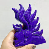 7 Pieces Lapis Lazuli Nine-tailed Fox Carving -Wholesale Crystals