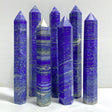 7 Pieces Large Lapis Lazuli Point -Wholesale Crystals