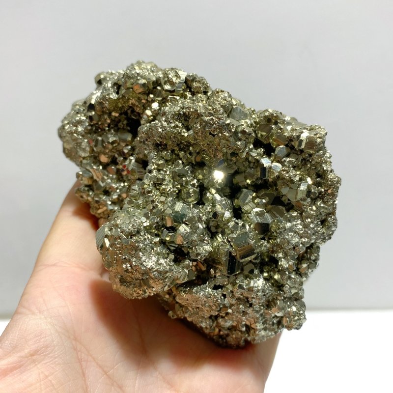 7 Pieces Raw Pyrite Mixed Calcite Mineral Specimen Home Decor For Collection - Wholesale Crystals
