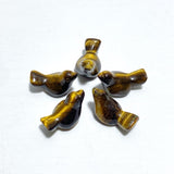 7 Types Mini Bird Carving Wholesale Rose Quartz Tiger Eye Chevron Amethyst - Wholesale Crystals