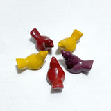 7 Types Mini Bird Carving Wholesale Rose Quartz Tiger Eye Chevron Amethyst - Wholesale Crystals